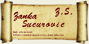Žanka Šućurović vizit kartica